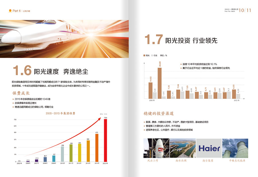 阳光保险集团年报设计案例