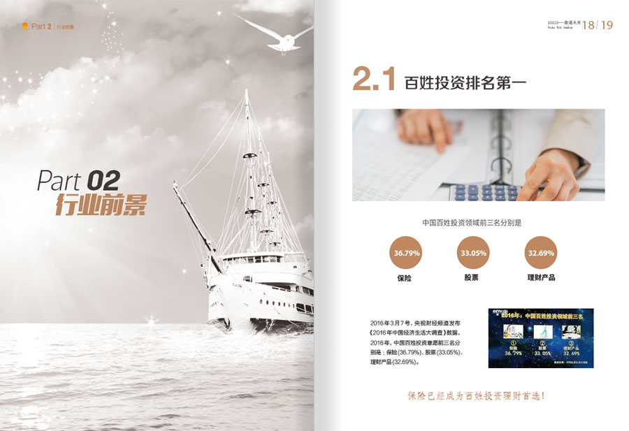阳光保险集团年报设计案例
