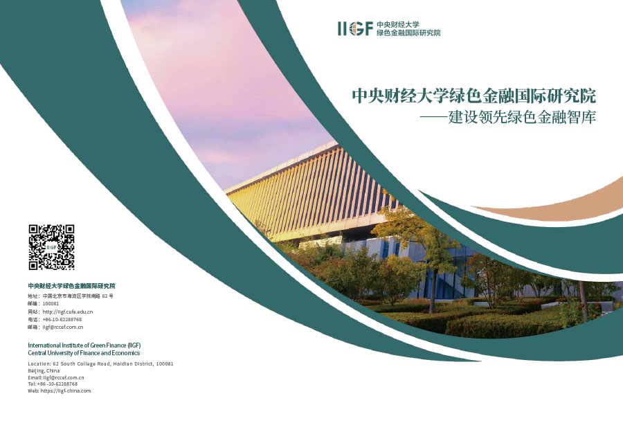 中央财经大学绿色金融国际研究院年报设计案例