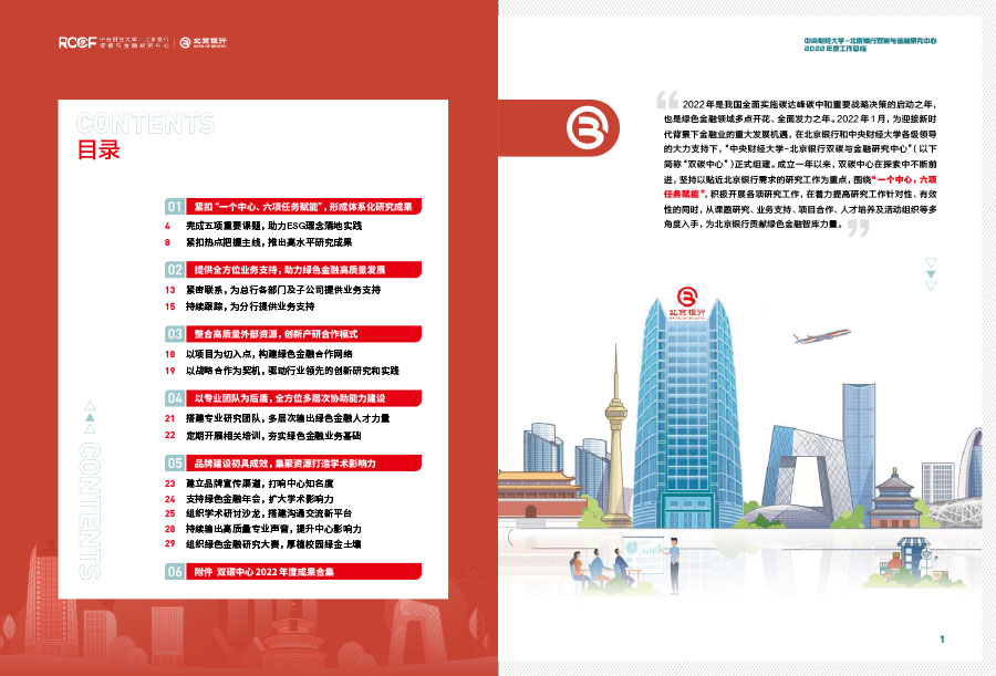 中央财经大学-北京银行年报设计案例