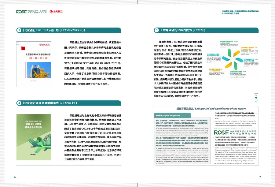 中央财经大学-北京银行年报设计案例