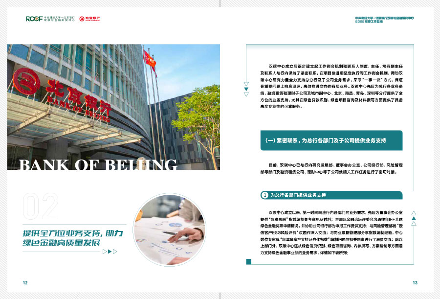 中央财经大学-北京银行年报设计案例