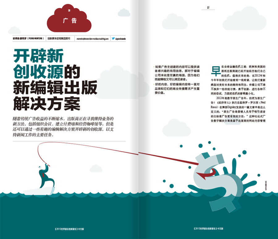 2013世界报业创新报告年报设计案例